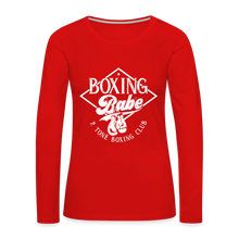 Load image into Gallery viewer, Boxing Babe Long Sleeve - red
