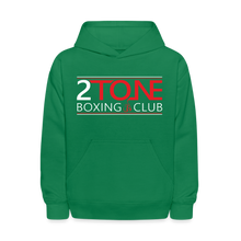 Load image into Gallery viewer, 2 Tone Boxing Logo Kids&#39; Hoodie - kelly green
