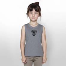 Load image into Gallery viewer, Youth Spartan Race Day Tank + Back - granite heather 
