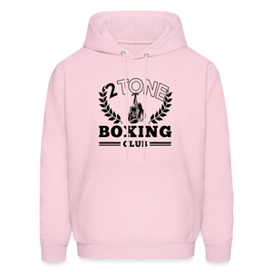 2 Tone Boxing Club Laurel Men's Hoodie - pale pink