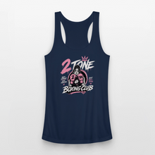 Load image into Gallery viewer, Racerback Retro Womans Tank - navy
