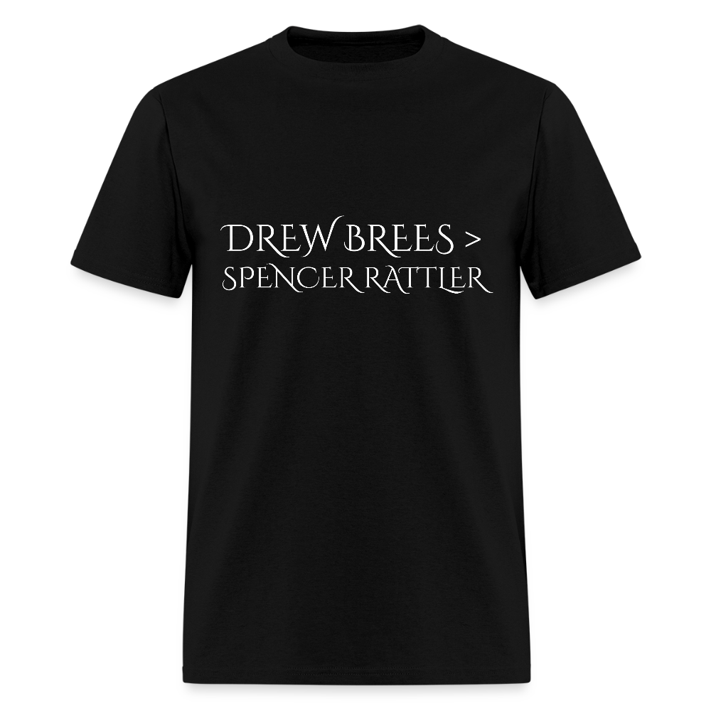 DREW BREES > SPENCER RATTLER Men's T-Shirt | GILDAN 5000 - black