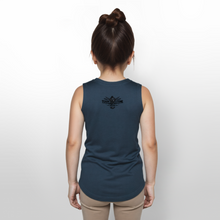 Load image into Gallery viewer, Youth Spartan Race Day Tank + Back - denim
