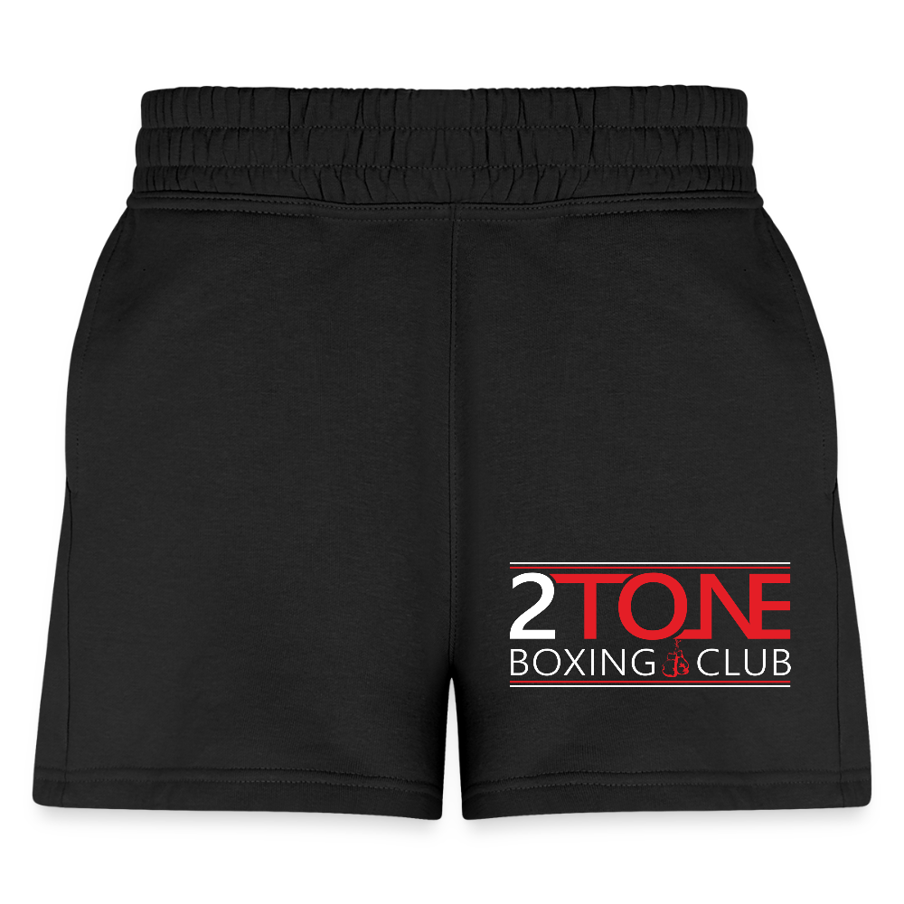 2 Tone Boxing Women's Jogger Short - black