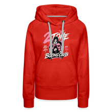 Load image into Gallery viewer, Women’s Premium Retro Hoodie + back - red
