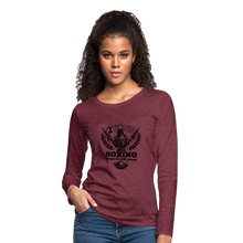 Load image into Gallery viewer, Spartan Logo Long Sleeve - heather burgundy
