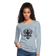 Load image into Gallery viewer, Spartan Logo Long Sleeve - heather ice blue
