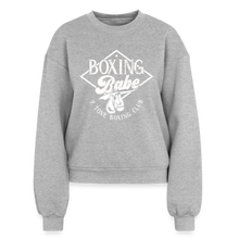 Load image into Gallery viewer, Boxing Babe Crew - heather grey
