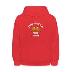 2 Tone Young Champion Kids' Hoodie - red