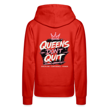 Load image into Gallery viewer, Women’s Premium Retro Hoodie + back - red
