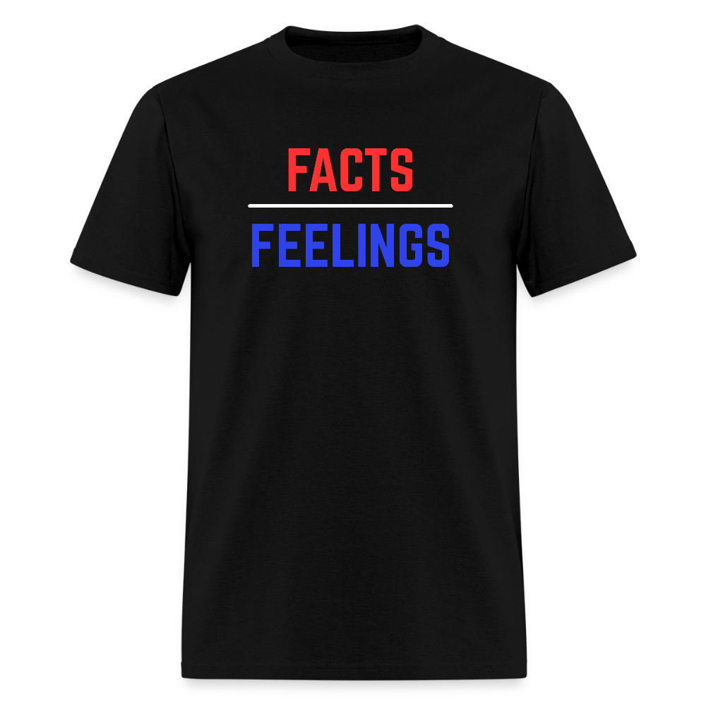 Facts Over Feeling T-Shirt - black
