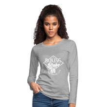 Load image into Gallery viewer, Boxing Babe Long Sleeve - heather gray
