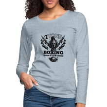 Load image into Gallery viewer, Spartan Logo Long Sleeve - heather ice blue
