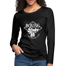 Load image into Gallery viewer, Boxing Babe Long Sleeve - charcoal grey
