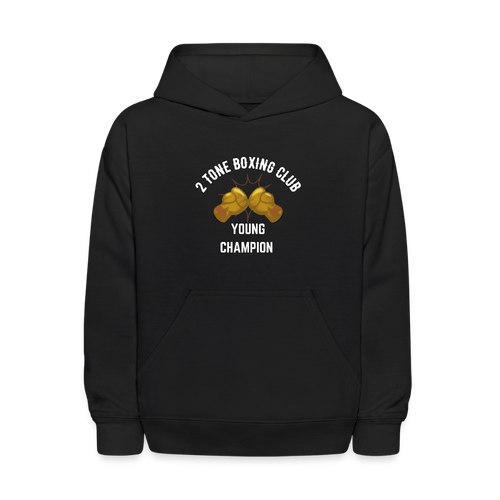 2 Tone Young Champion Kids' Hoodie - black
