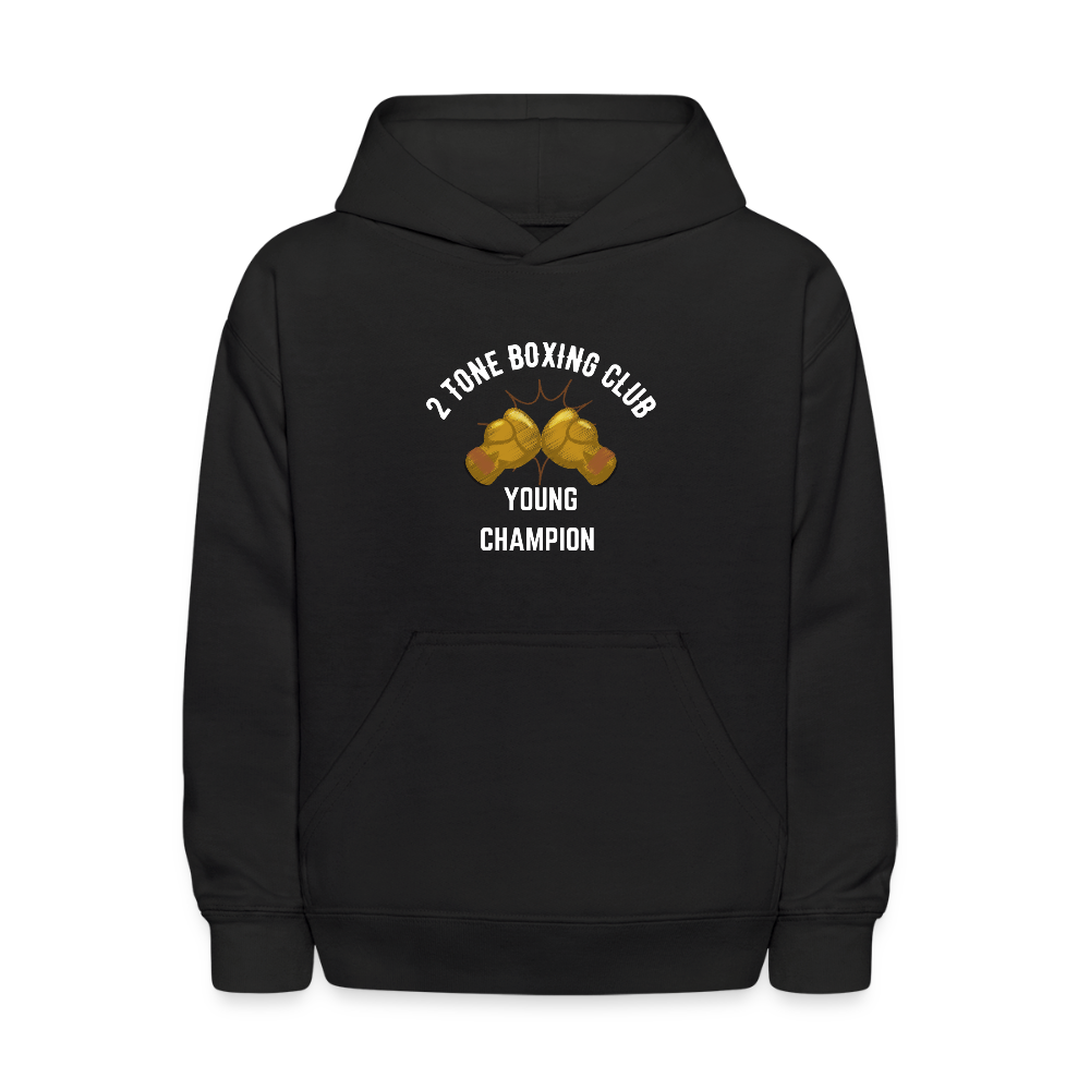 2 Tone Young Champion Kids' Hoodie - black