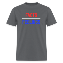 Load image into Gallery viewer, Facts Over Feeling T-Shirt - charcoal
