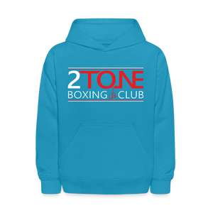 2 Tone Boxing Logo Kids' Hoodie - turquoise