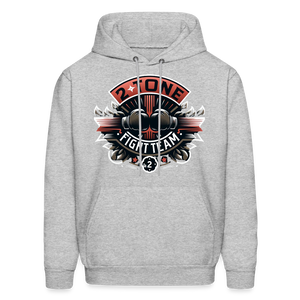 2 Tone Fight Team Men's Hoodie - heather gray