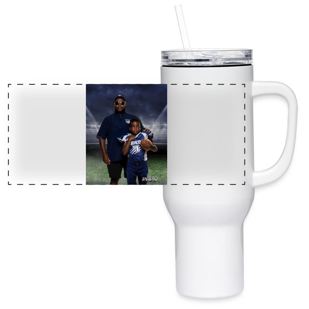 40 oz Travel Tumbler - white