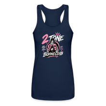 Load image into Gallery viewer, Racerback Retro Womans Tank - navy
