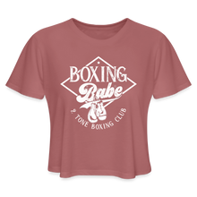 Load image into Gallery viewer, Boxing Babe Crop - mauve
