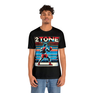 2 Tone Unisex Punch Out Jersey Short Sleeve Tee
