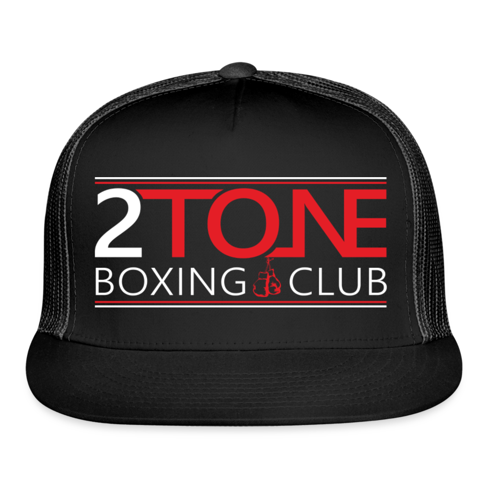 2 Tone Trucker Cap - black/black