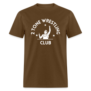 Adult 2 Tone Wrestling Color Unisex Classic T-Shirt - brown