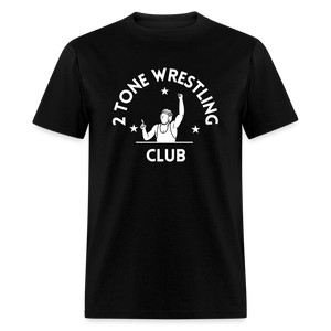 Adult 2 Tone Wrestling Color Unisex Classic T-Shirt - black