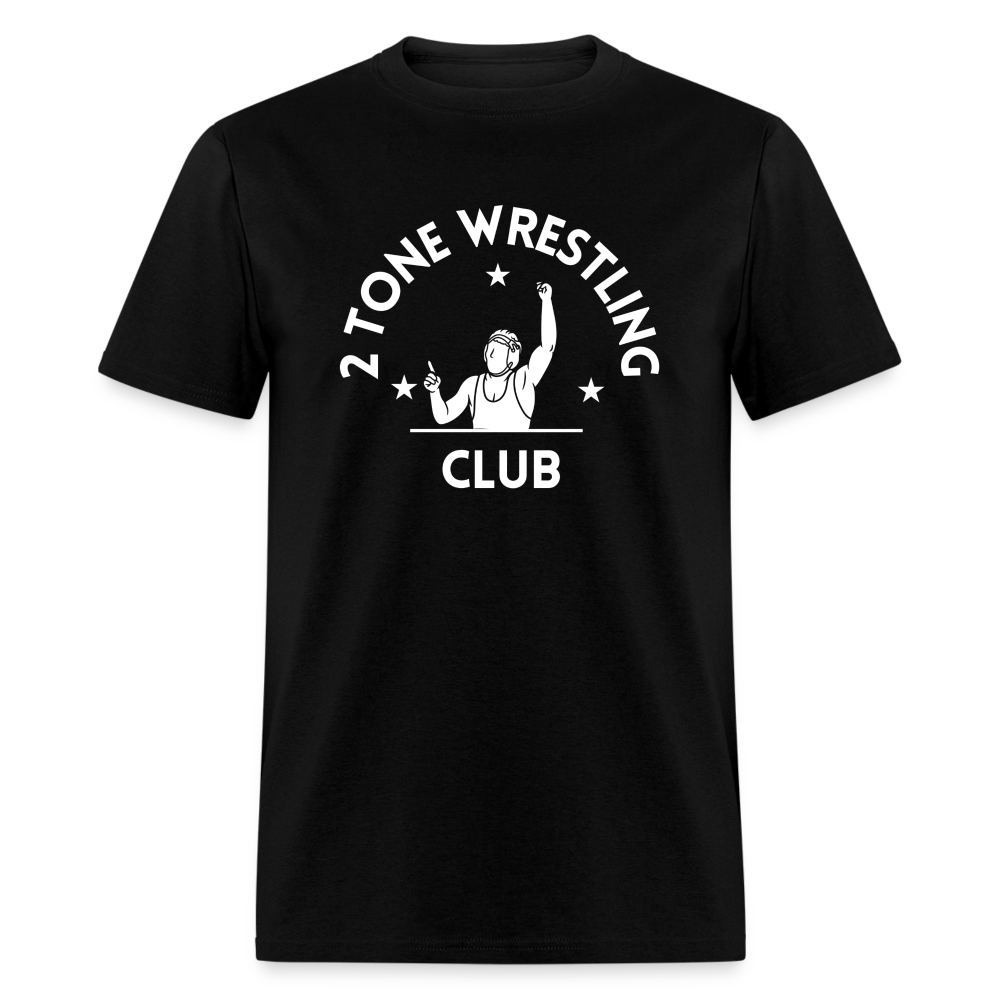 Adult 2 Tone Wrestling Color Unisex Classic T-Shirt - black