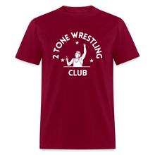 Load image into Gallery viewer, Adult 2 Tone Wrestling Color Unisex Classic T-Shirt - burgundy
