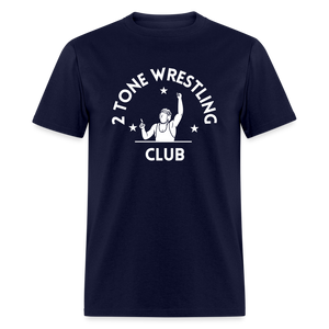 Adult 2 Tone Wrestling Color Unisex Classic T-Shirt - navy