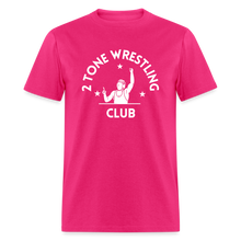 Load image into Gallery viewer, Adult 2 Tone Wrestling Color Unisex Classic T-Shirt - fuchsia
