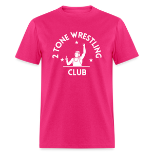 Adult 2 Tone Wrestling Color Unisex Classic T-Shirt - fuchsia