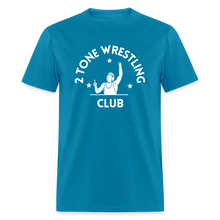 Load image into Gallery viewer, Adult 2 Tone Wrestling Color Unisex Classic T-Shirt - turquoise
