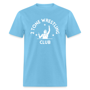 Adult 2 Tone Wrestling Color Unisex Classic T-Shirt - aquatic blue