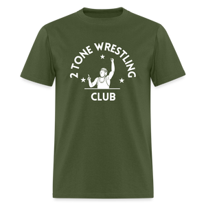 Adult 2 Tone Wrestling Color Unisex Classic T-Shirt - military green