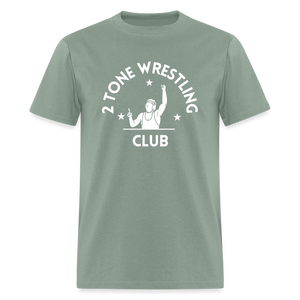 Adult 2 Tone Wrestling Color Unisex Classic T-Shirt - sage