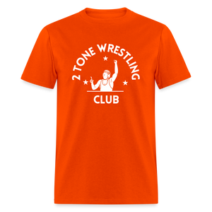 Adult 2 Tone Wrestling Color Unisex Classic T-Shirt - orange