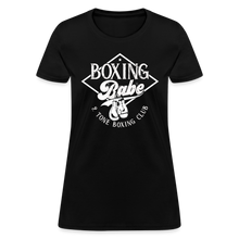 Load image into Gallery viewer, Women&#39;s 2 Tone Boxing Babe T-Shirt - black
