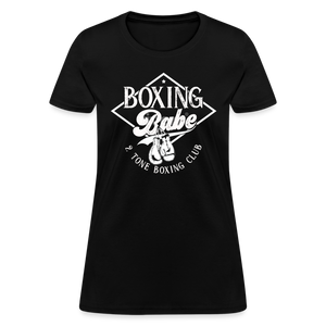 Women's 2 Tone Boxing Babe T-Shirt - black