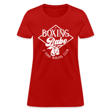 Load image into Gallery viewer, Women&#39;s 2 Tone Boxing Babe T-Shirt - red
