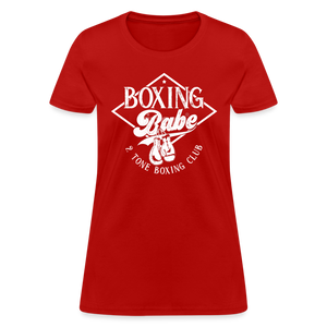 Women's 2 Tone Boxing Babe T-Shirt - red