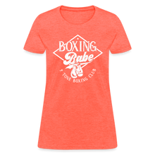 Load image into Gallery viewer, Women&#39;s 2 Tone Boxing Babe T-Shirt - heather coral
