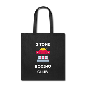 2 Tone Tote Bag - black