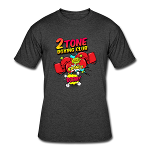 2 Tone Boxing Bing Bang Boom Men’s 50/50 T-Shirt - heather black